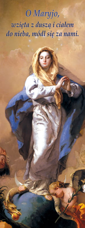 Baner religijny Wniebowzięcie Najświętszej Maryi Panny 75x200 cm