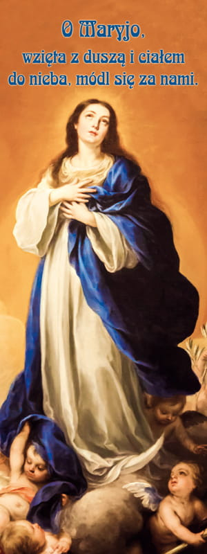 Baner religijny Wniebowzięcie Najświętszej Maryi Panny 75x200 cm