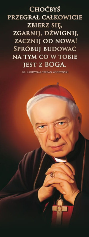 Baner Kardynał Stefan Wyszyński 75x200 cm