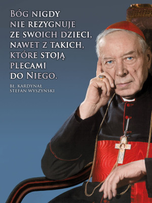 Baner Kardynał Stefan Wyszyński 75x100 cm