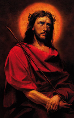 Tło do Ciemnicy, Jezus Chrystus 120x200cm