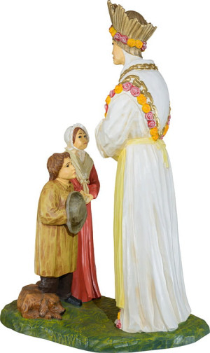 Figura - Matka Boża Saletyńska z dziećmi (88 cm)
