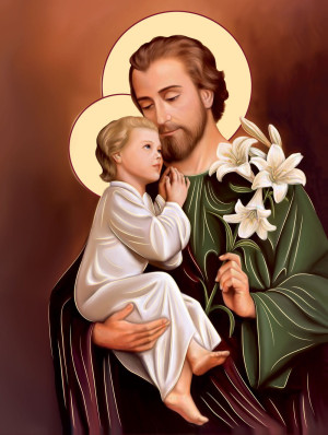 Plakat religijny Święty Józef