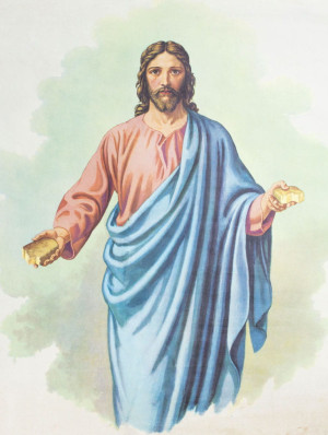 Plakat religijny Jezus Chrystus
