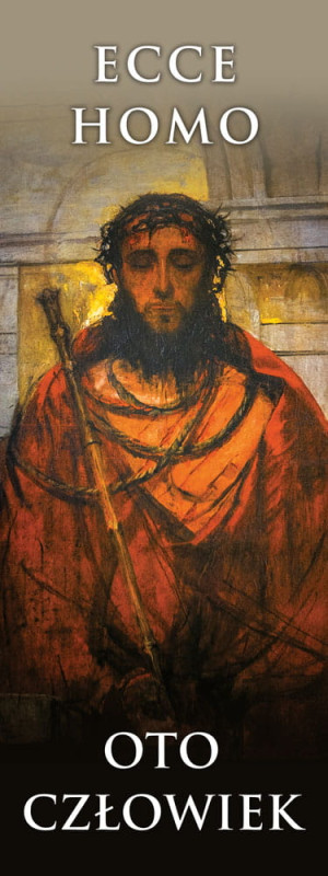 Baner na Wielki Post "Ecce Homo - Oto Człowiek" 75x200 cm