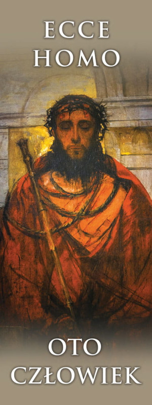 Baner na Wielki Post "Ecce Homo - Oto Człowiek" 75x200 cm