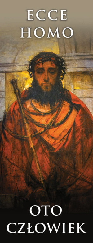 Baner na Wielki Post "Ecce Homo - Oto Człowiek" 50x130 cm