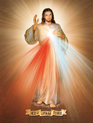 Plakat religijny Jezu Ufam Tobie