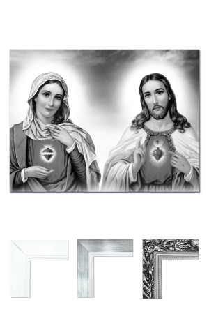 Obraz Serce Jezusa i Serce Maryi