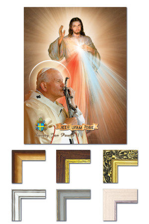 Obraz Jezus Ufam Tobie, Papież Jan Paweł II
