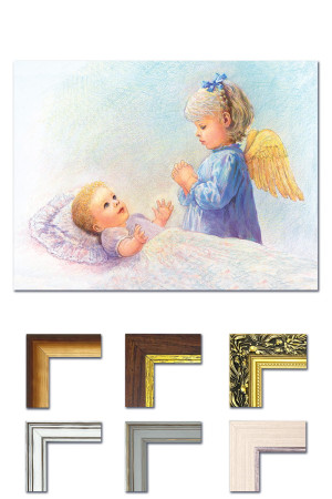 Rysunek religijny Anioł Stróż