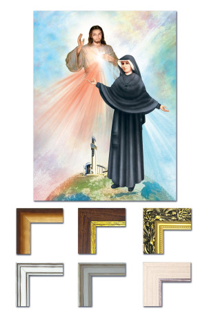 Obraz Jezus Ufam Tobie, Jezus Miłosierny, Święta Siostra Faustyna