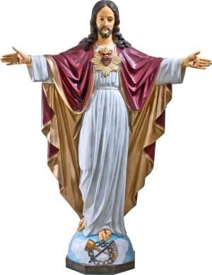 Serce Pana Jezusa (135cm) - figura