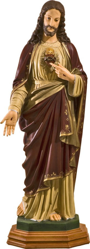 Serce Pana Jezusa (110 cm) - figura