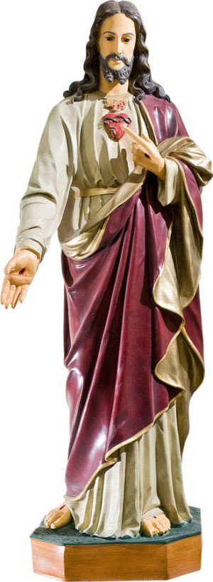 Serce Pana Jezusa (100 cm) - figura