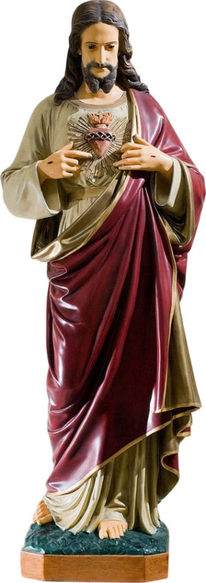 Serce Pana Jezusa (98 cm) - figura