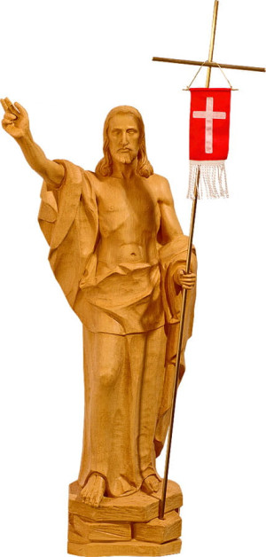 Figura Jezus Chrystus Zmartwychwstały (70 cm)