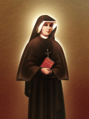 Plakat religijny Święta Siostra Faustyna