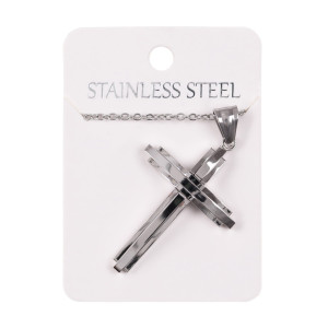 Naszyjnik - krzyżyk - Stainless Steel