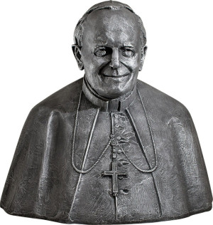 Figura religijna - Święty Jan Paweł II - popiersie (70 cm)