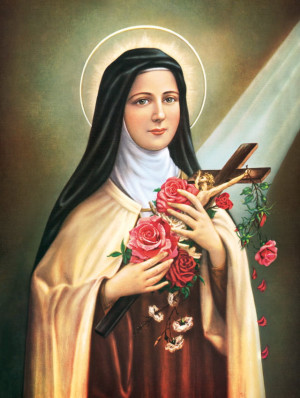 Plakat Religijny Święta Teresa od Dzieciątka Jezus