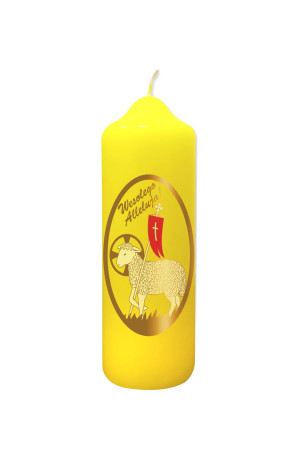 Świeca na Wielkanoc - Baranek Boży