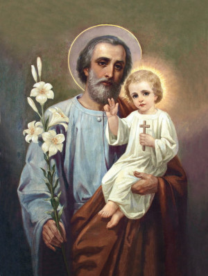 Plakat Religijny Święty Józef