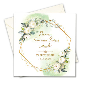Zaproszenie na Komunię, personalizowane