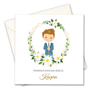 Zaproszenie na Komunię, personalizowane