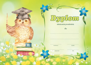 Dyplom ukończenia przedszkola - 25 szt