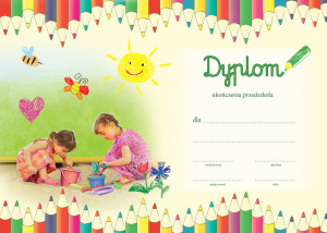 Dyplom ukończenia przedszkola - 25 szt