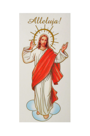 Naklejki na świece, Jezus Alleluja - 25 sztuk