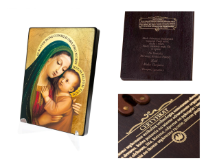 Naklejana ikona religijna Matka Boża Dobrej Rady