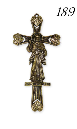 Krzyż wiszący metalowy