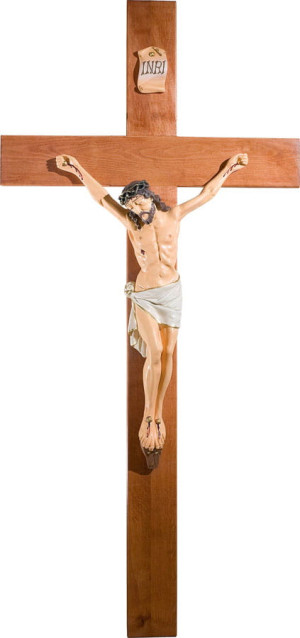 Figura Korpus Jezusa Chrystusa na Krzyżu (125 x 60 cm )