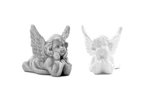 Figurka aniołka z gipsu 8 cm