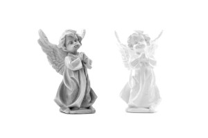 Figurka aniołka z gipsu 13 cm
