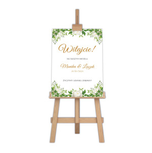Tablica powitalna dla gości - wedding - ślub