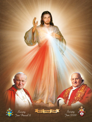 Plakat Religijny Święty Jan Paweł II , Święty Jan XXIII