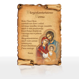 Błogosławieństwo Domu - Święta Rodzina - obrazek