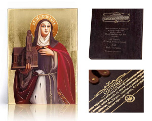 Ikona religijna Święta Jadwiga Śląska