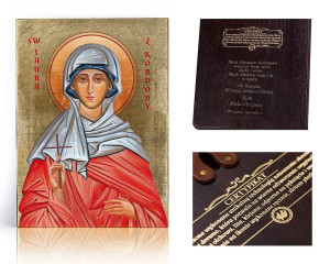 Ikona religijna Święta Laura z Kordoby