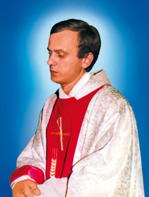 Plakat religijny Błogosławiony Ksiądz Jerzy Popiełuszko