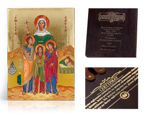 Ikona religijna Święta Zofia