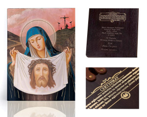 Ikona religijna Święta Weronika z Chustą