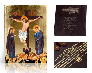 Ikona religijna Ukrzyżowanie Jezusa Chrystusa