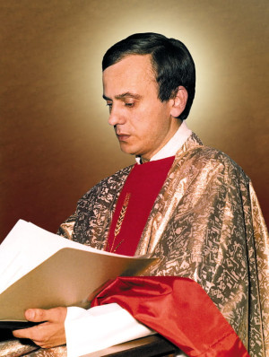 Plakat religijny Błogosławiony Ksiądz Jerzy Popiełuszko