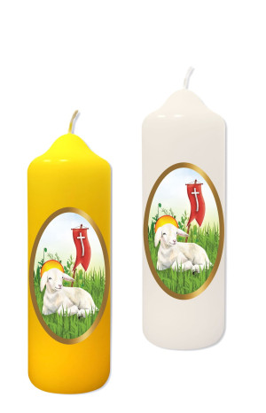 Świeca wielkanocna Baranek