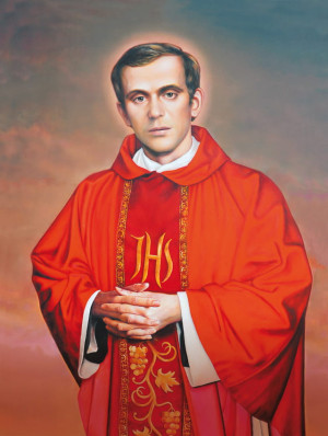 Plakat religijny Błogosławiony Ksiądz Jerzy Popiełuszko