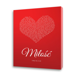 Obraz na płótnie - Hymn o miłości